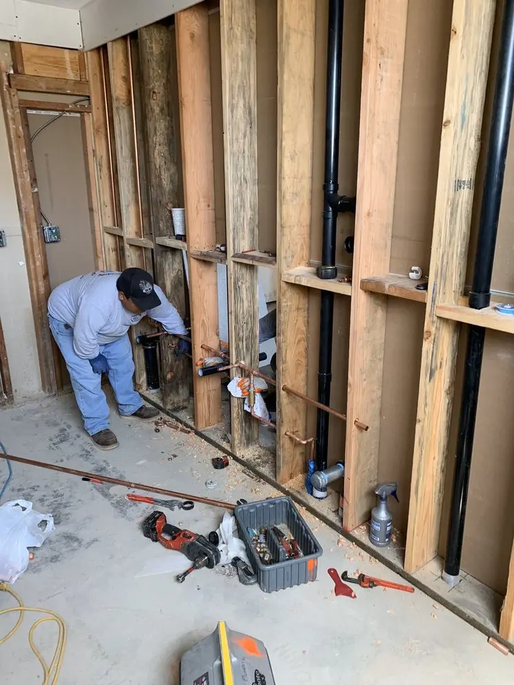 Commercial rough-in plumbing for Water Heater Replacement in Oddie Boulevard